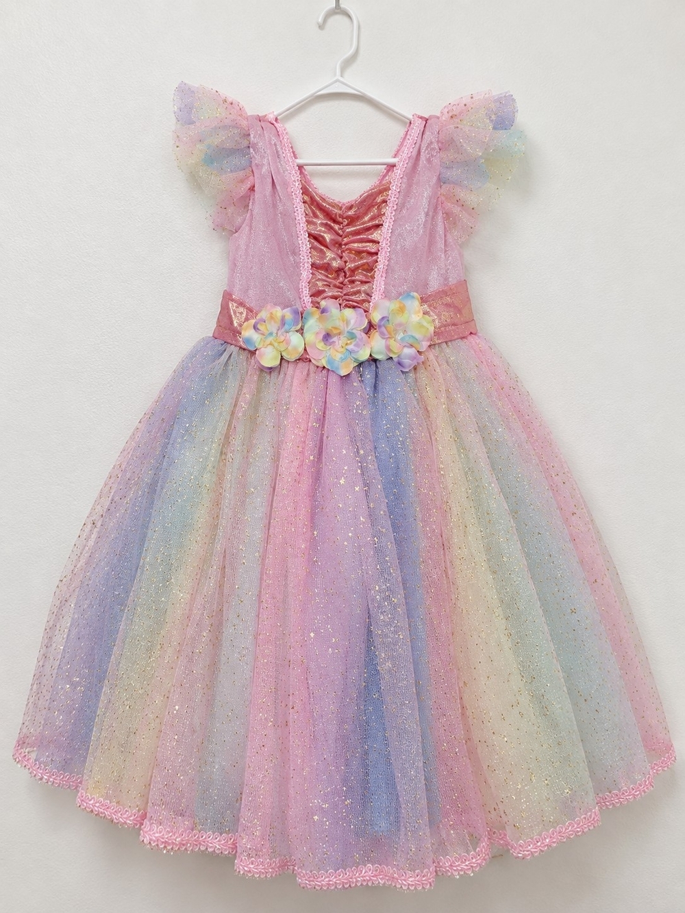Others Follow Pink Pastel Rainbow Tulle Princess Dress